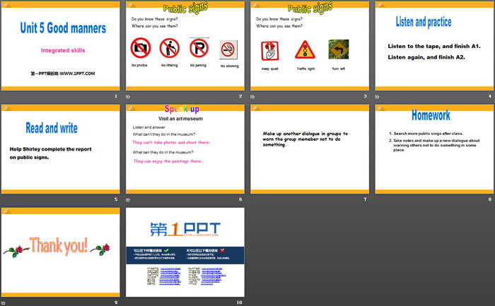 图片[2]-《Good manners》Intergrated skillsPPT-第一PPT