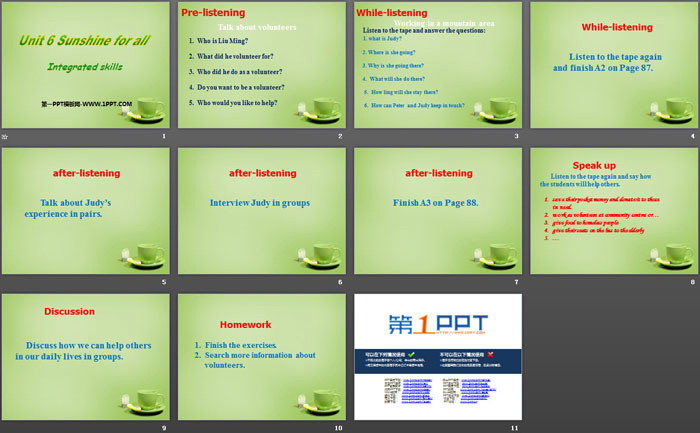 图片[2]-《Sunshine for all》Integrated skillsPPT-第一PPT