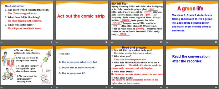 图片[3]-《A green World》Welcome to the UnitPPT-第一PPT