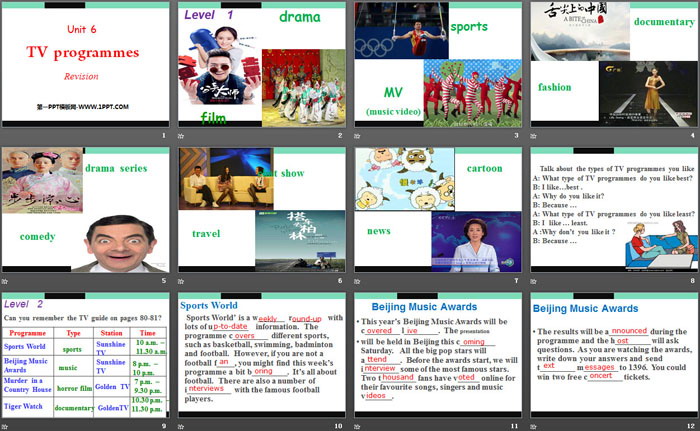 图片[2]-《TV programmes》RevisionPPT-第一PPT