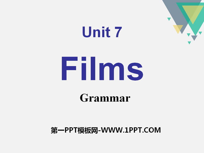 图片[1]-《Films》GrammarPPT课件-第一PPT