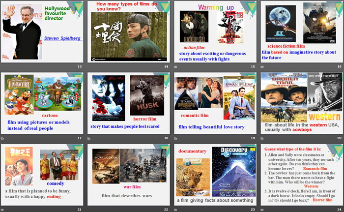 图片[3]-《Films》Welcome to the UnitPPT课件-第一PPT
