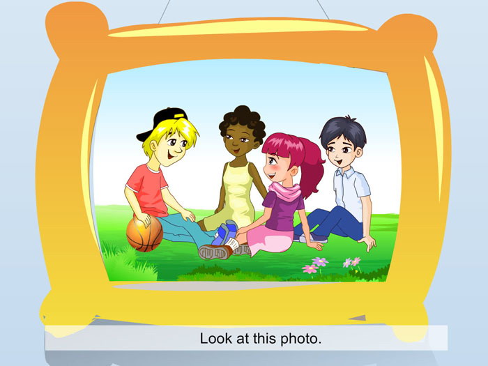 图片[1]-《What color is his hair?》SectionC Flash动画下载-第一PPT
