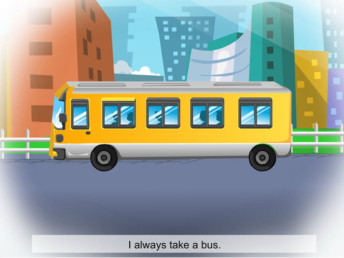 图片[2]-《I usually come to school by subway》SectionB Flash动画课件下载-第一PPT