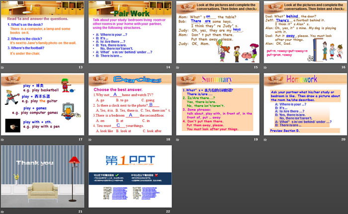 图片[3]-《There is a study next to my bedroom》SectionB PPT-第一PPT