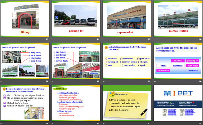 图片[3]-《My home is in an apartment building》SectionB PPT-第一PPT