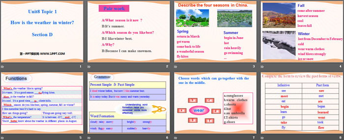 图片[2]-《How is the weather in winter?》SectionD PPT-第一PPT