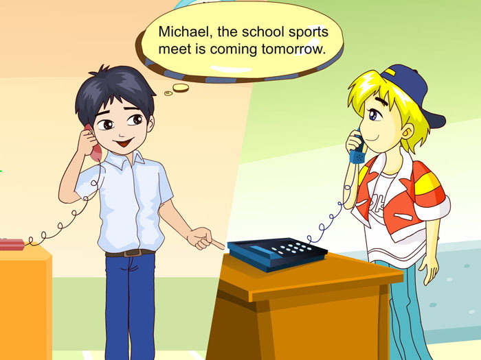 图片[1]-《The school sports meet is coming》SectionB Flash动画课件-第一PPT