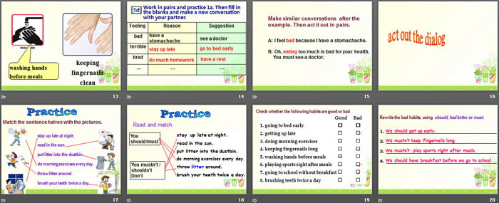 图片[3]-《I must ask him to give up smoking》SectionA PPT-第一PPT