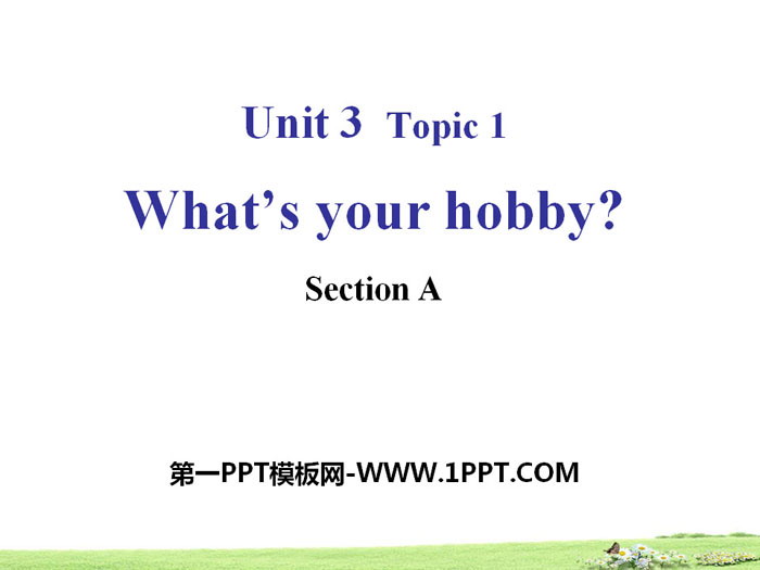 图片[1]-《What’s your hobby?》SectionA PPT-第一PPT