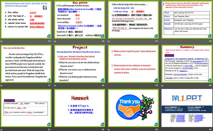 图片[3]-《How can we protect ourselves from the earthquake?》SectionD PPT-第一PPT