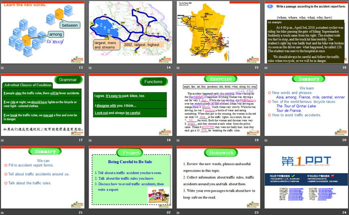 图片[3]-《Bicycle riding is good exercise》SectionD PPT-第一PPT