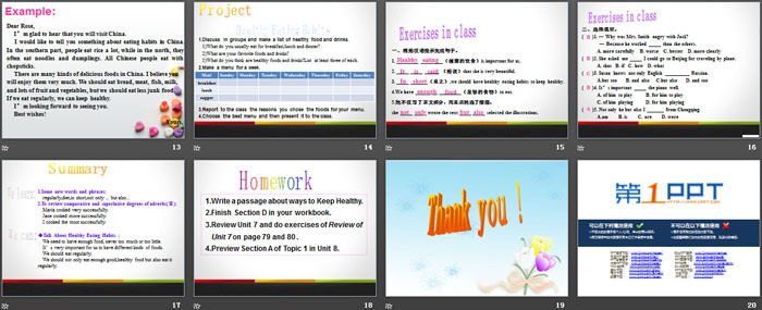 图片[3]-《The food festival is now open》SectionD PPT-第一PPT