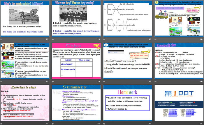 图片[3]-《We can design our own uniforms》SectionB PPT-第一PPT