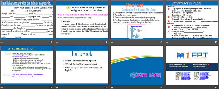 图片[3]-《We can design our own uniforms》SectionD PPT-第一PPT