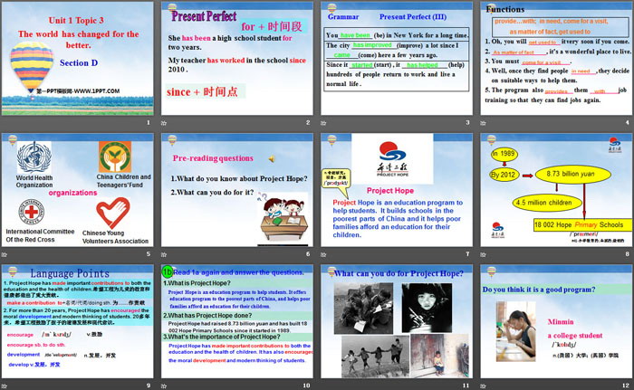 图片[2]-《The world has changed for the better》SectionD PPT-第一PPT