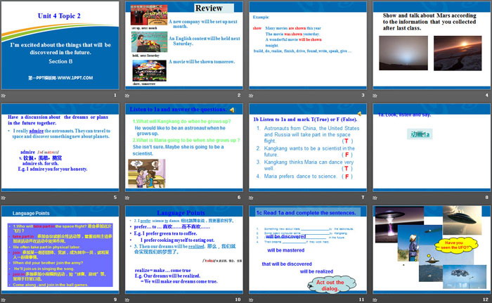 图片[2]-《I’m excited about the things that will be discovered in the future》SectionB PPT-第一PPT