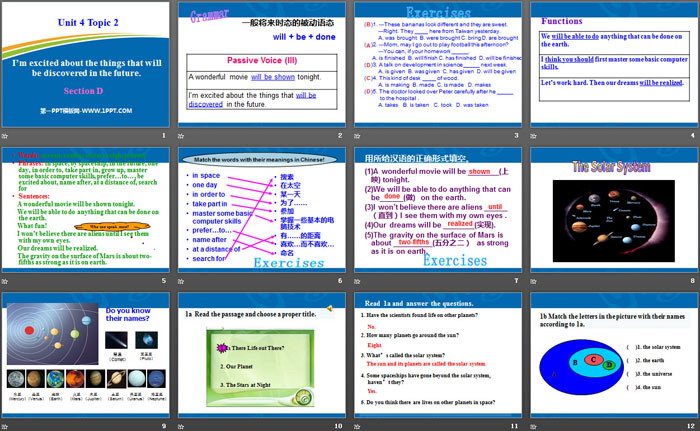 图片[2]-《I’m excited about the things that will be discovered in the future》SectionD PPT-第一PPT
