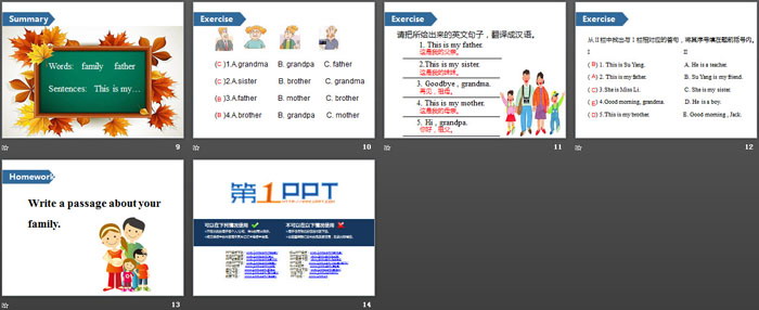 图片[3]-《My family》PPT(第二课时)-第一PPT