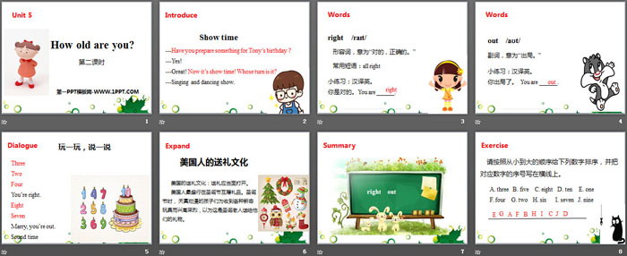 图片[2]-《How old are you?》PPT(第二课时)-第一PPT