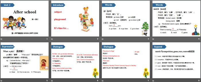 图片[2]-《After school》PPT(第一课时)-第一PPT
