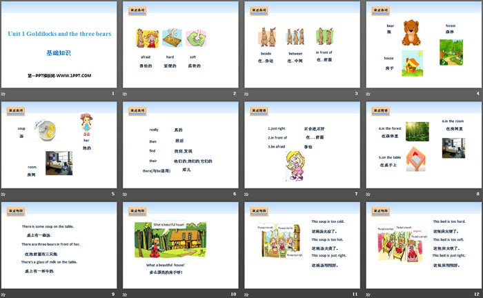 图片[2]-《Goldilocks and the three bears》基础知识PPT-第一PPT