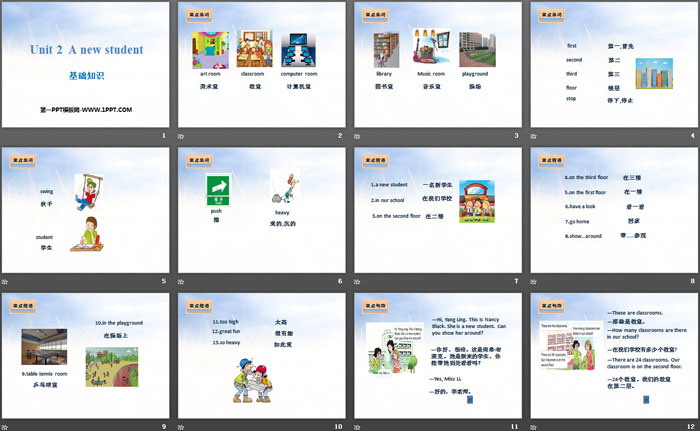 图片[2]-《A new student》基础知识PPT-第一PPT
