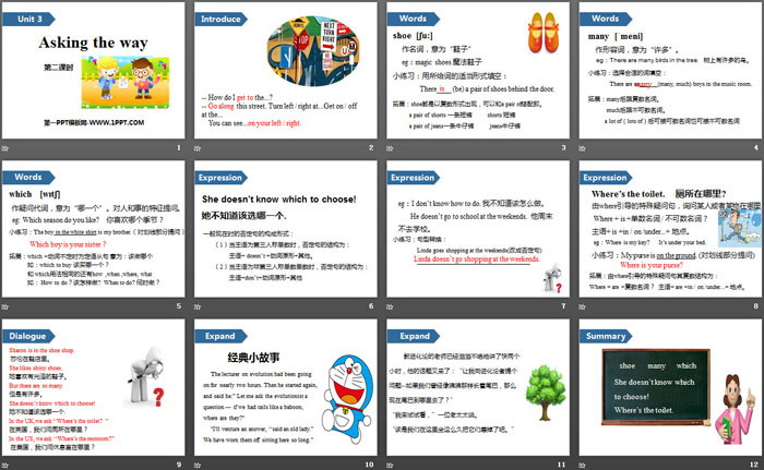 图片[2]-《Asking the way》PPT(第二课时)-第一PPT