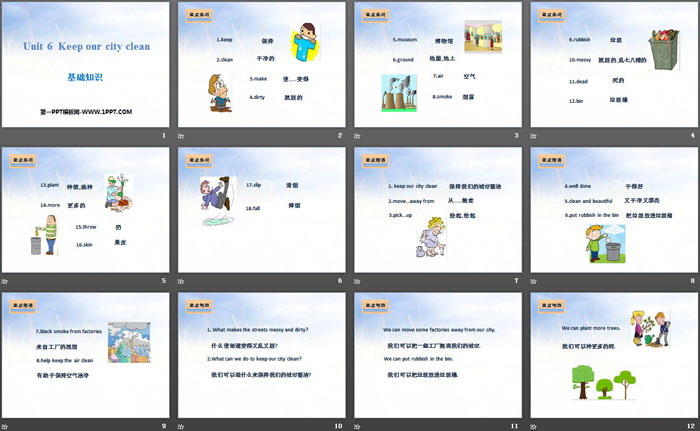 图片[2]-《Keep our city clean》基础知识PPT-第一PPT