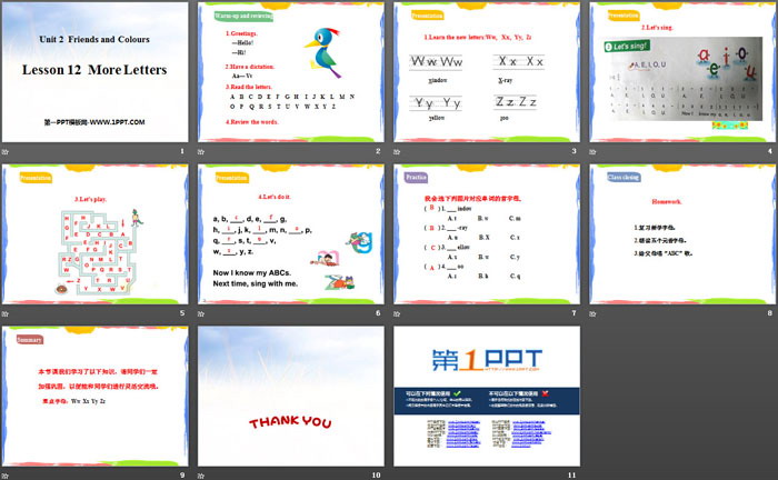 图片[2]-《More Letters》Friends and Colours PPT教学课件-第一PPT
