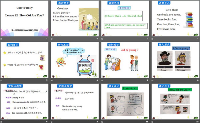 图片[2]-《How old are you?》Family PPT-第一PPT
