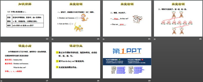 图片[3]-《What Do They Eat?》Animals at the zoo PPT-第一PPT
