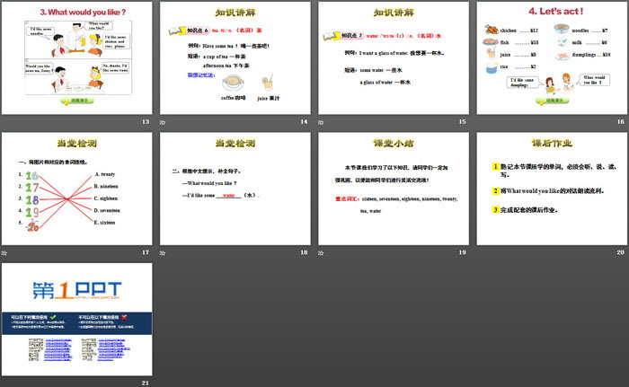 图片[3]-《In the Restaurant》Food and Restaurants PPT-第一PPT
