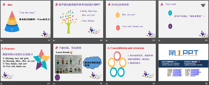 图片[3]-《How are you?》Hello Again! PPT-第一PPT