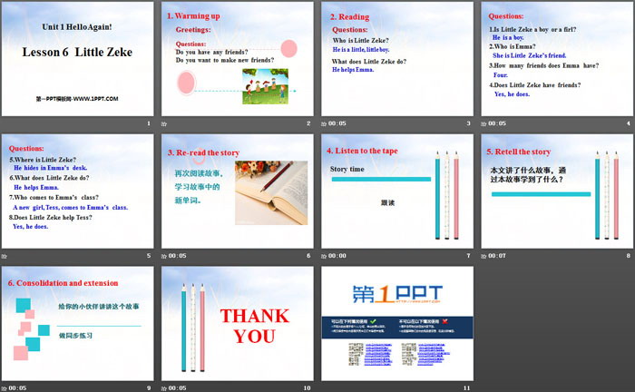 图片[2]-《Little Zeke》Hello Again! PPT-第一PPT