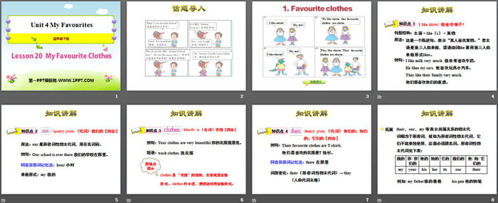 图片[2]-《My Favourite Clothes》My Favourites PPT课件-第一PPT
