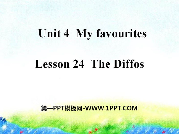 图片[1]-《The Diffos》My Favourites PPT-第一PPT