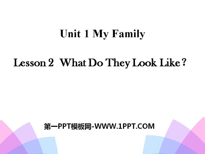 图片[1]-《What Do They Look Like?》My Family PPT-第一PPT