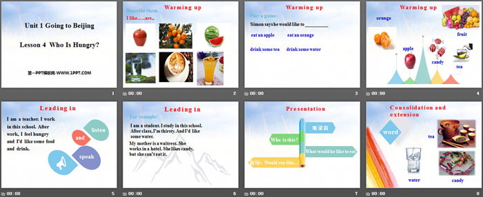 图片[2]-《Who is Hungry?》Going to Beijing PPT课件-第一PPT