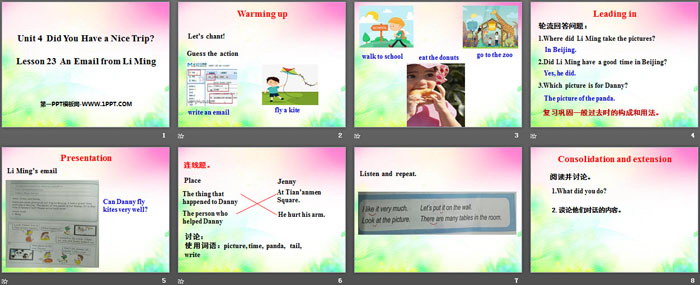 图片[2]-《An Email from Li Ming》Did You Have a Nice Trip? PPT-第一PPT