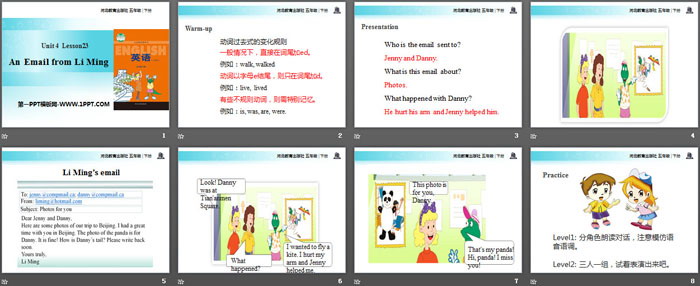 图片[2]-《An Email from Li Ming》Did You Have a Nice Trip? PPT教学课件-第一PPT