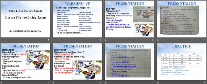 图片[2]-《In the Living Room》Li Ming Goes to Canada PPT课件-第一PPT