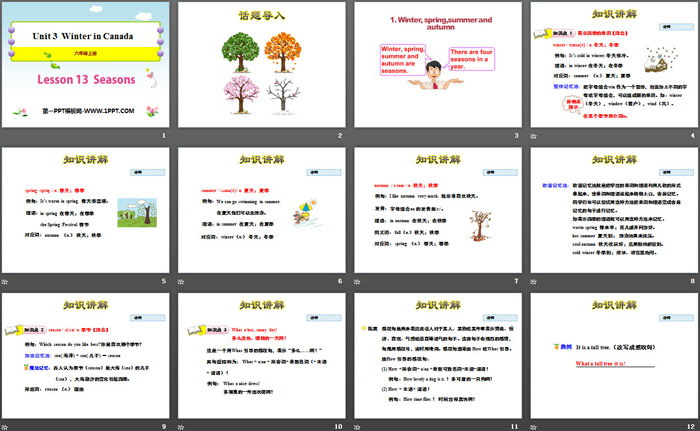 图片[2]-《Seasons》Winter in Canada PPT教学课件-第一PPT