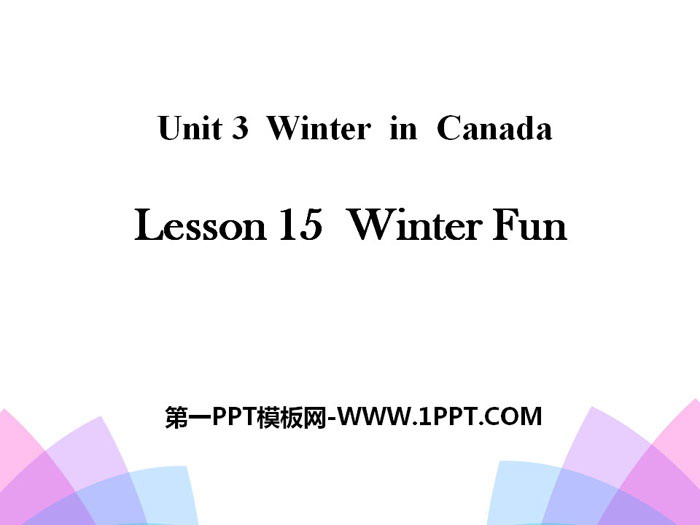 图片[1]-《Winter Fun》Winter in Canada PPT-第一PPT