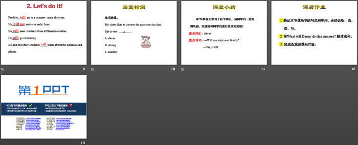 图片[3]-《Danny’s Summer Holiday》What Will You Do This Summer? PPT课件-第一PPT
