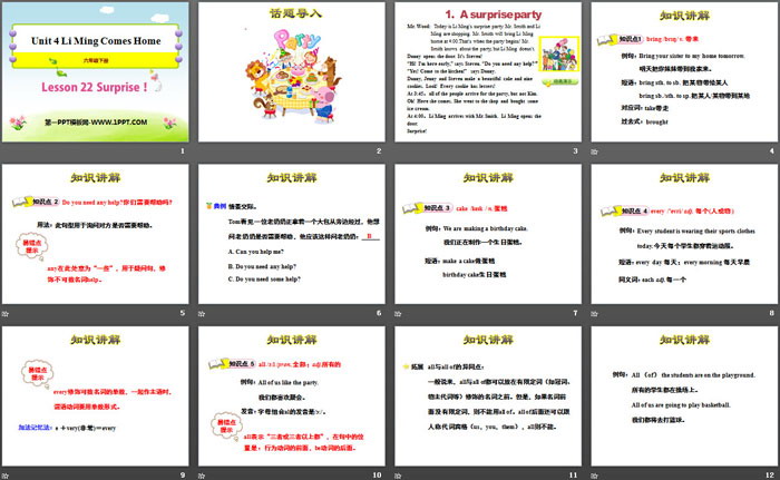 图片[2]-《Surprise!》Li Ming Comes Home PPT课件-第一PPT