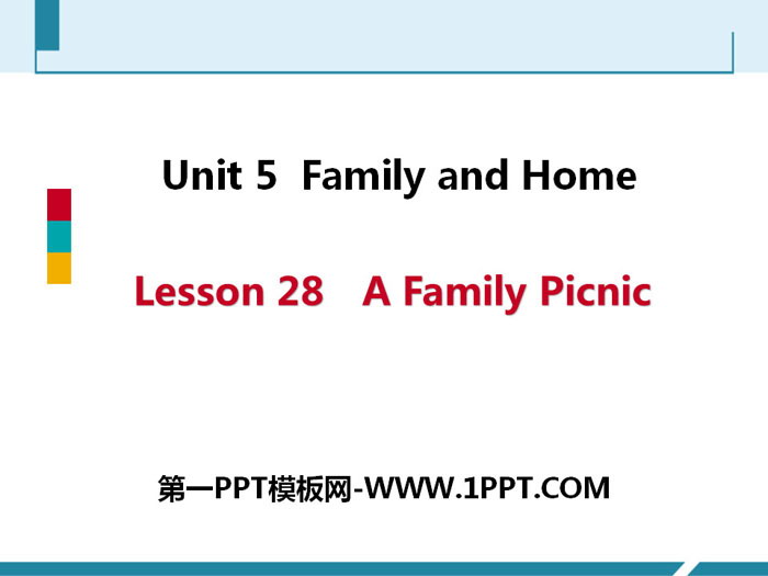图片[1]-《A Family Picnic》Family and Home PPT免费课件-第一PPT