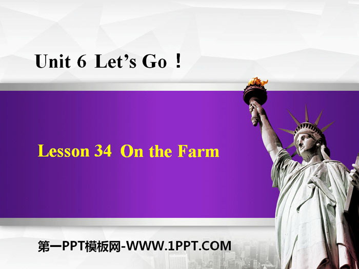 图片[1]-《On the Farm》Let’s Go! PPT下载-第一PPT