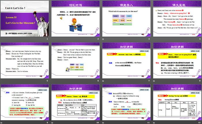 图片[2]-《Let’s Go to the Museum!》Let’s Go! PPT教学课件-第一PPT