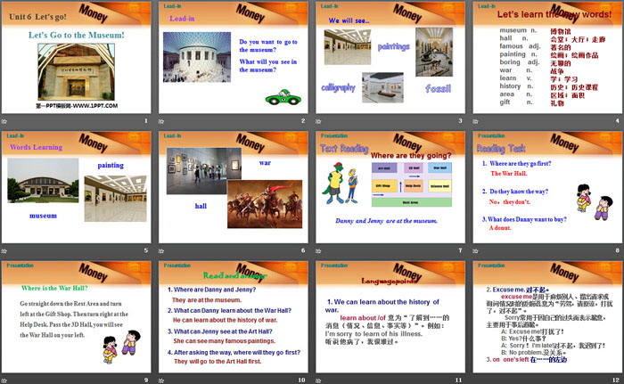 图片[2]-《Let’s Go to the Museum!》Let’s Go! PPT免费课件-第一PPT